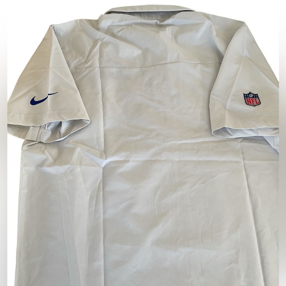 NFL Buffalo Bills Nike Football On Field Snap Button Up Short Sleeve Shirt Large - Picture 6 of 14